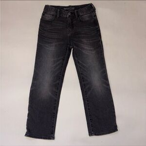 Gap 1969 Black Grey Denim Jeans Boys size 7 like new
